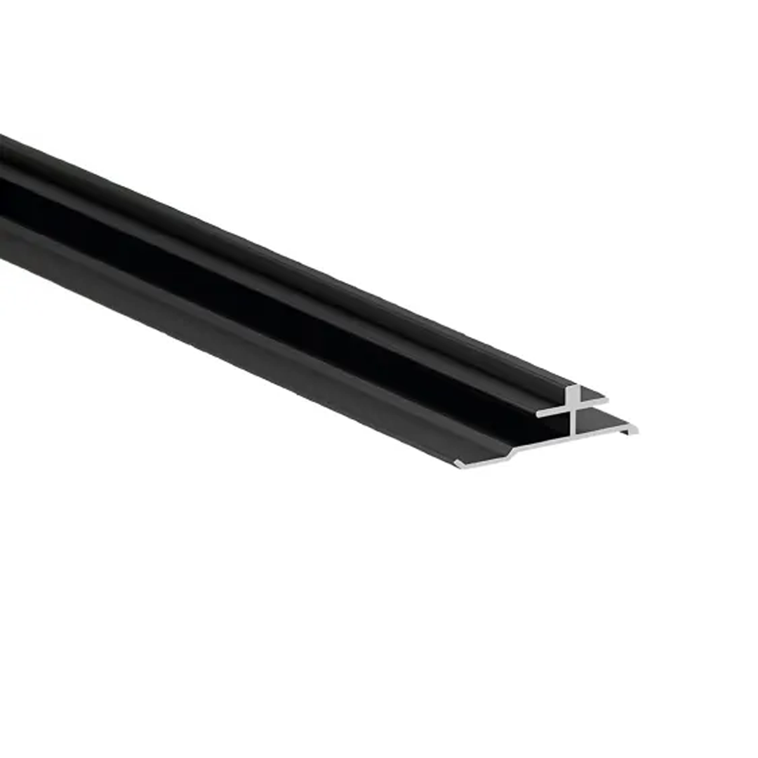 Perfil de union para decopanel aluminio negro espesor 10mm